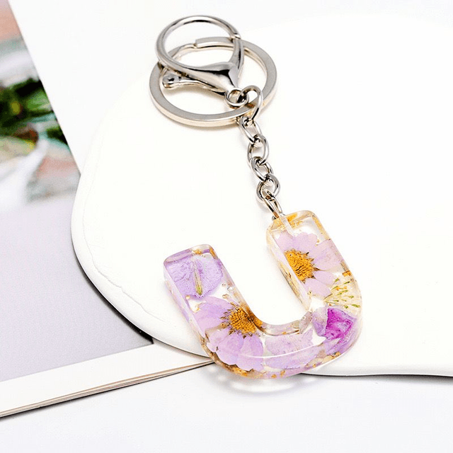 Alphabet Key Rings