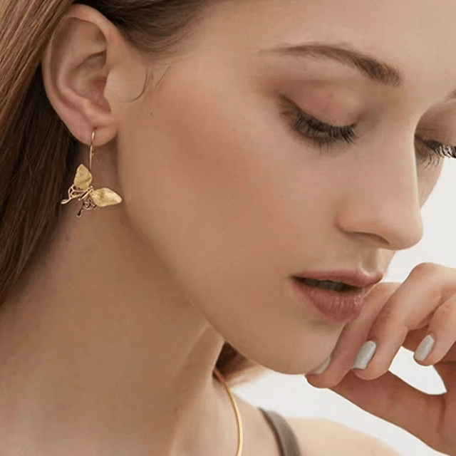 *Designer Silver Jewellery* Filigree Butterfly Silver Earrings