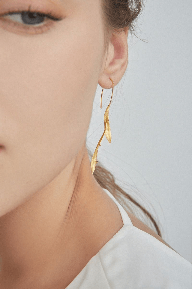 *Designer Silver Jewellery* In the Breeze Bamboo Silver Earrings