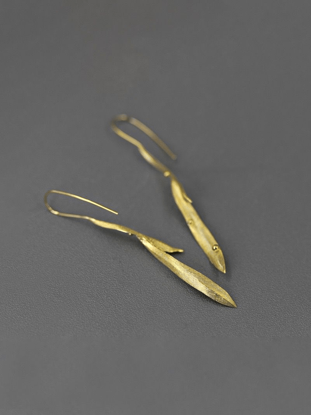 *Designer Silver Jewellery* In the Breeze Bamboo Silver Earrings