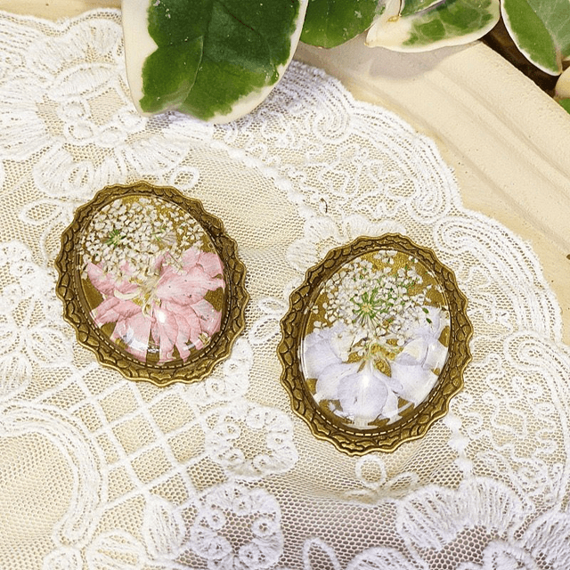 Delphinium Broach